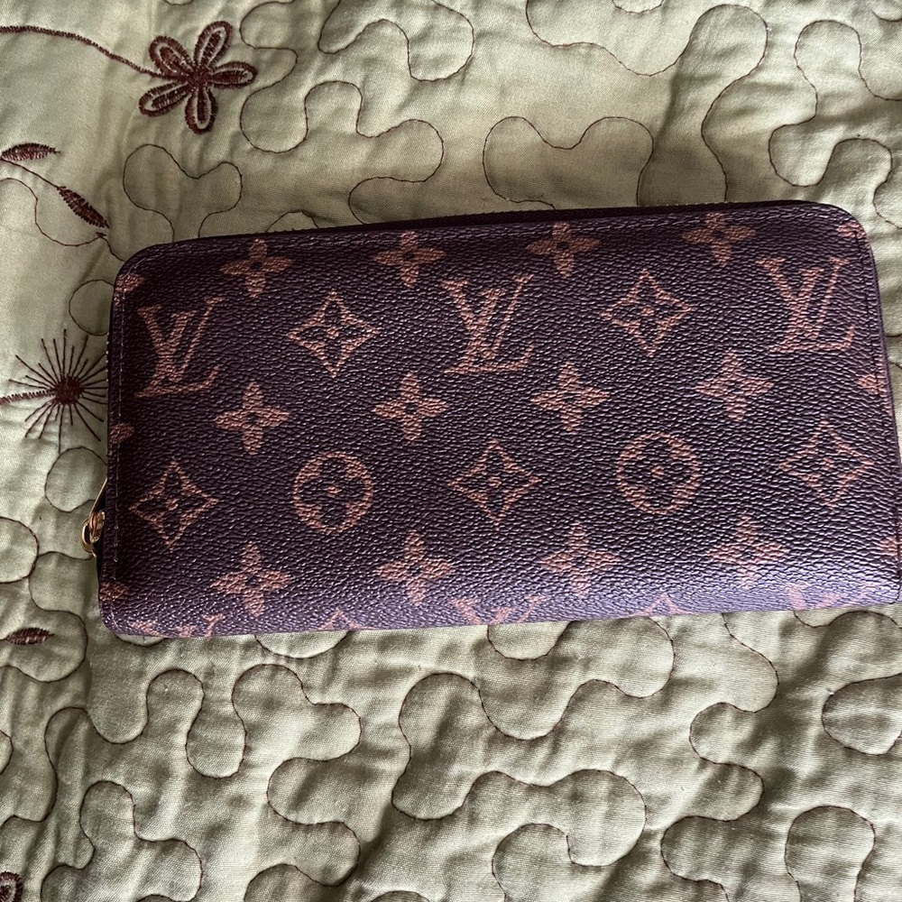 Louis Vuitton Brown Monogram Zipper Wallet
